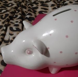 Pink tiffany and company piggy bank